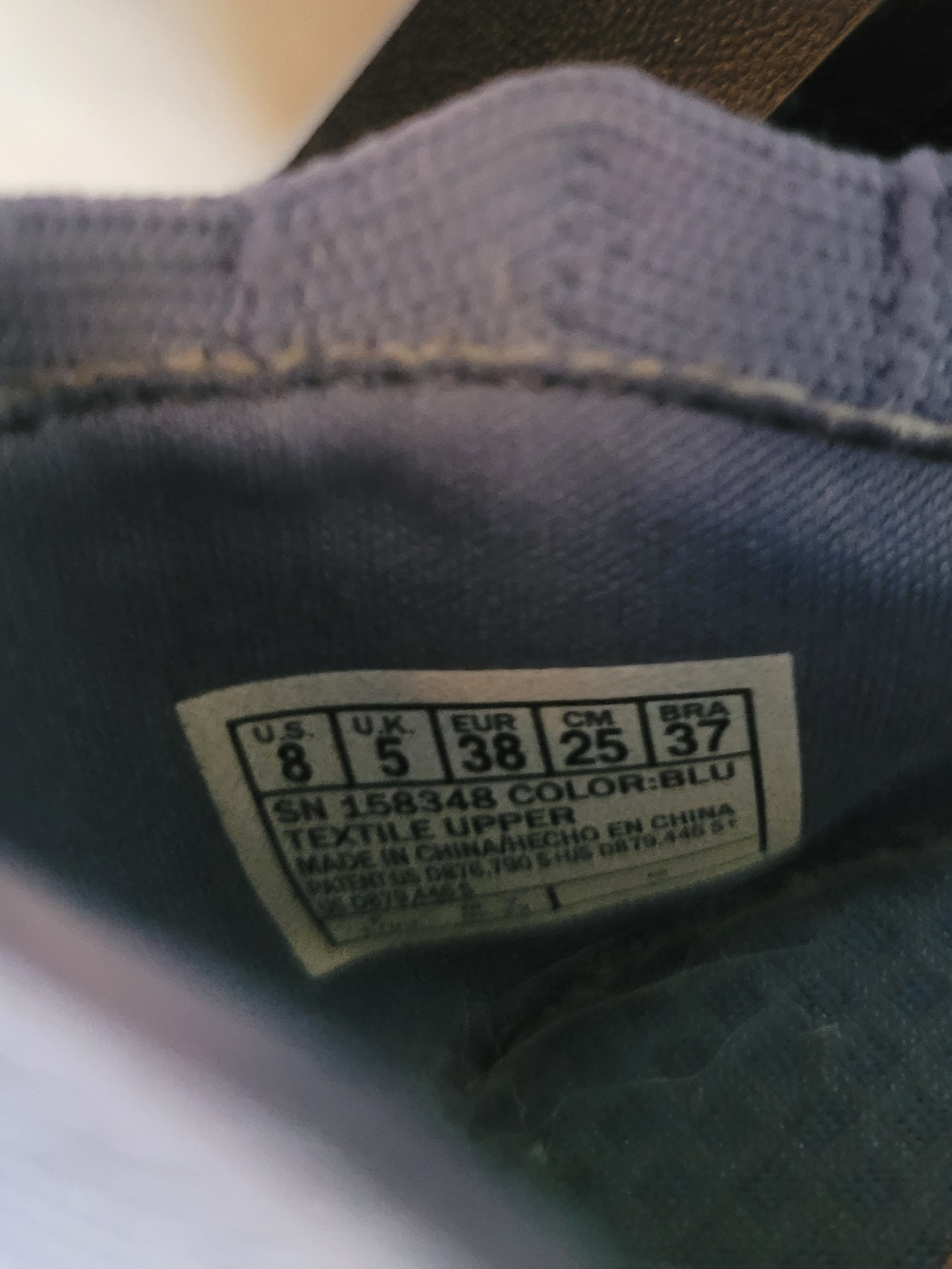 Skechers Blue Knit Memory Foam Ballet Flats - Picture 5 of 5
